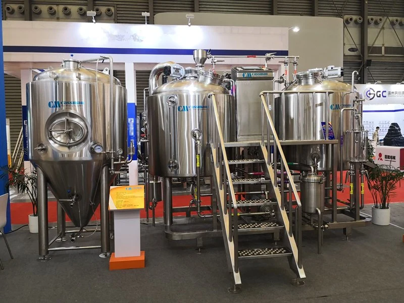 Cassman SUS304 2 Vessels 1000L 10bbl Beer Brewery Equipment for Brewpub Beer Brewing