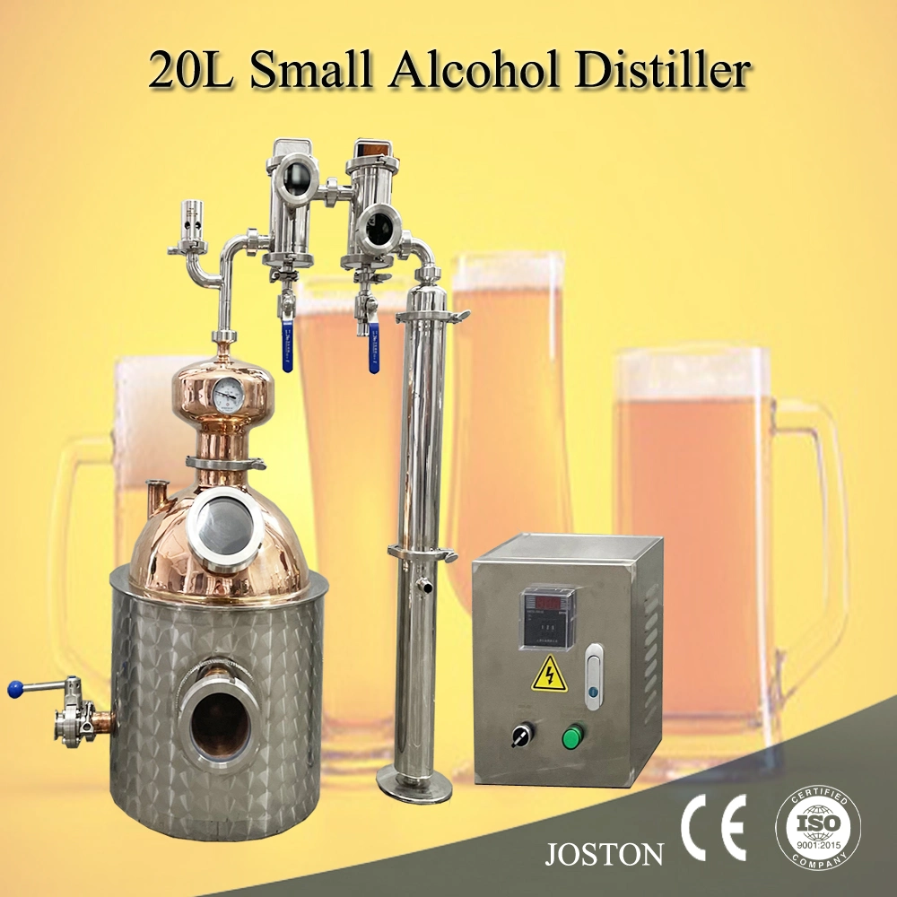 Joston 20L Household Distilling Equipment for Gin Rosemary Chamomile Hydrosol Stainless Steel Beer Equipment