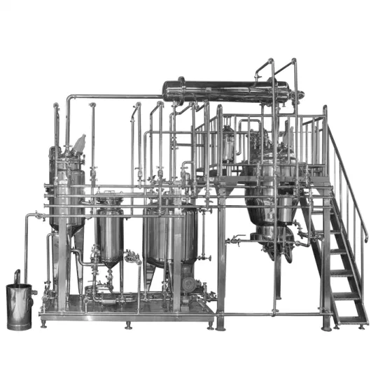 Máquina de extração de óleo de gengibre de planta de ervas Equipamento de destilação de extrato de ervas de extrato de gengibre